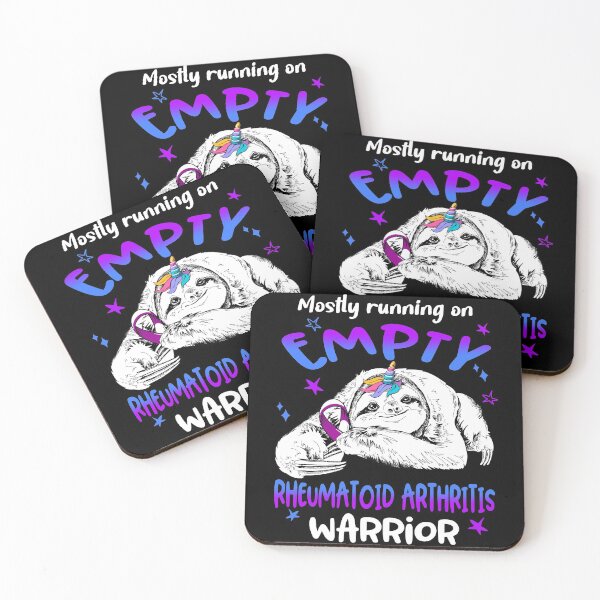 Item preview, Mostly running on Empty Rheumatoid Arthritis Warrior designed and sold by ElizabethS809.