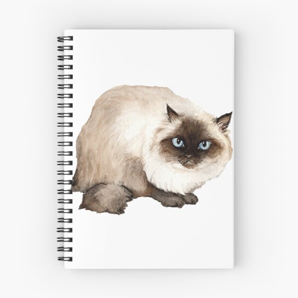 Item preview, Himalayan Cat Watercolor Painting designed and sold by Charlotte Yealey.