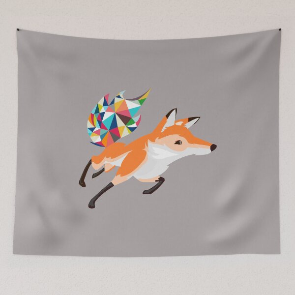 Item preview, Fox With Geometric Tail designed and sold by DAFIN.