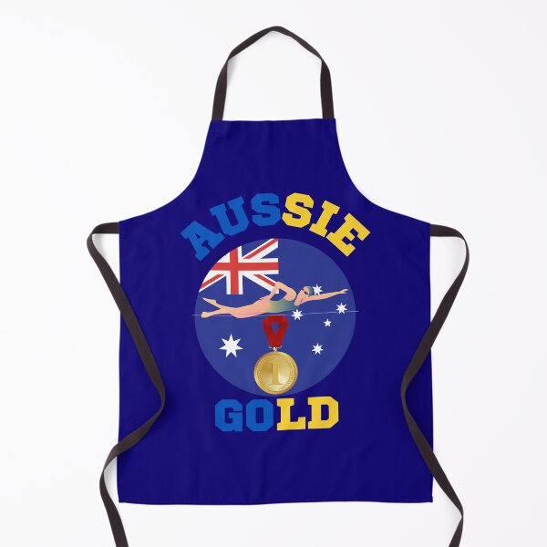Item preview, Australia Swim Team Gold designed and sold by WoodburyLake.