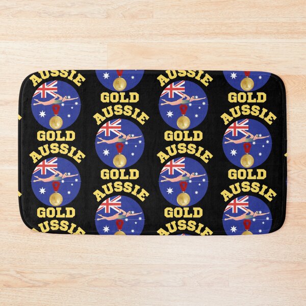 Item preview, Australia Swim Team Gold designed and sold by WoodburyLake.
