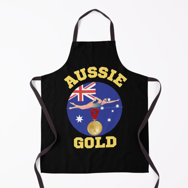 Item preview, Australia Swim Team Gold designed and sold by WoodburyLake.