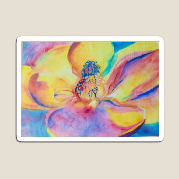 Opening--Magnolia Flower Magnet