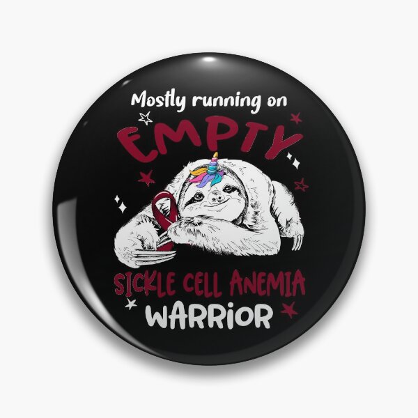Item preview, Mostly running on Empty Sickle Cell Anemia Warrior designed and sold by ElizabethS809.