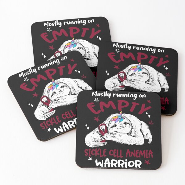 Item preview, Mostly running on Empty Sickle Cell Anemia Warrior designed and sold by ElizabethS809.