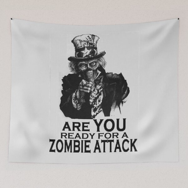Item preview, Are you ready for a zombie attack? designed and sold by Hawkinsn.