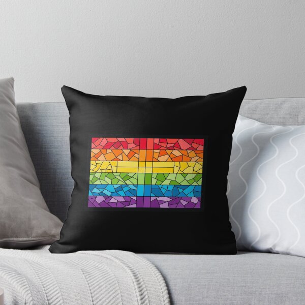 Item preview, Rainbow Stained Glass Cross designed and sold by Jessica Marshall.