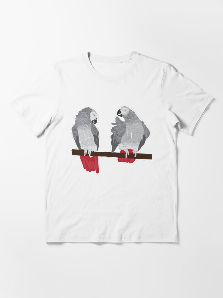 African Grey Parrot, parrot svg,Clipart, download,bird svg, Silhouette Dxf,  png, shirt svg Essential T-Shirt for Sale by PKL09 ART