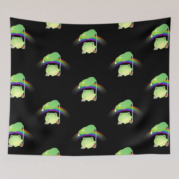 Item preview, Cottagecore Rainbow Frog  designed and sold by Nikita19es.