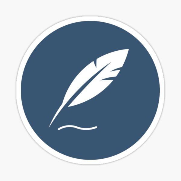 MoonQuill Logo (Icon) Sticker