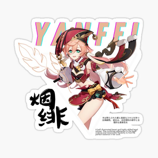 Item preview, Yanfei - Genshin Impact New Character designed and sold by Omagatoki.