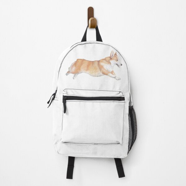 Item preview, Pembroke Welsh Corgi Running Art Drawing designed and sold by Charlotte Yealey.