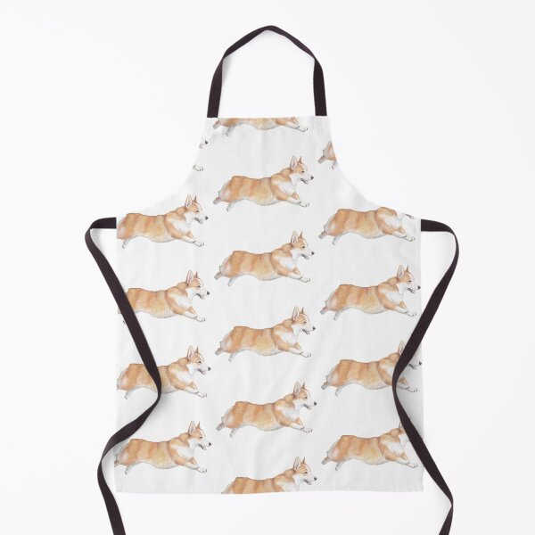 Item preview, Pembroke Welsh Corgi Running Art Drawing designed and sold by Charlotte Yealey.