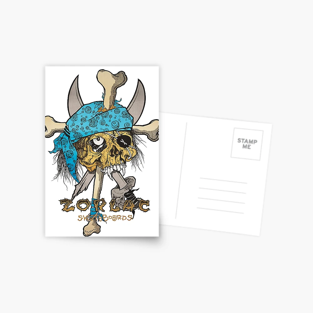 Zorlac Pushead Pirate Skull