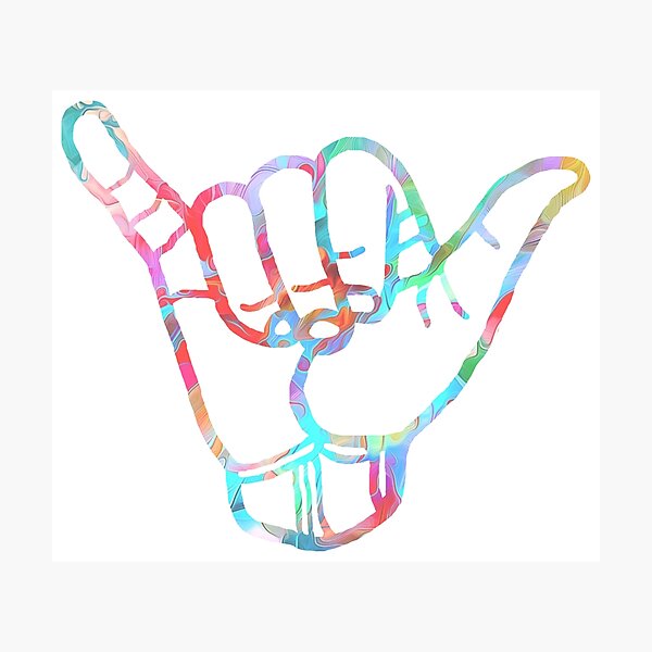Item preview, Hang Loose Colorful Abstract Art designed and sold by maryedenoa.