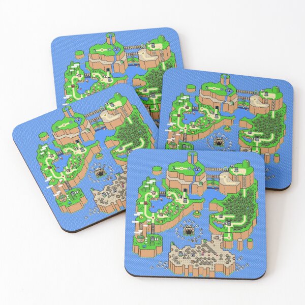 Item preview, Old school game map (digital oil paint)  designed and sold by Hawkinsn.