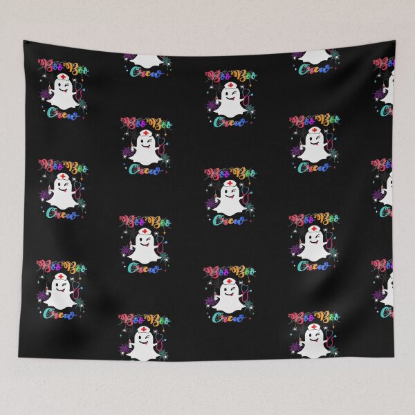 Item preview, Boo Boo Crew Funny Nurse Halloween Ghost  designed and sold by WillieSmithShop.