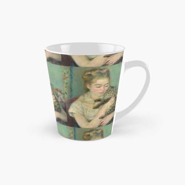 Item preview, Pierre Auguste Renoir - woman with a cat designed and sold by Vivanne-art.