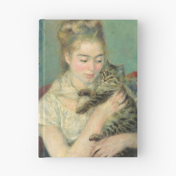 Item preview, Pierre Auguste Renoir - woman with a cat designed and sold by Vivanne-art.