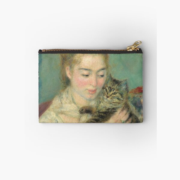 Item preview, Pierre Auguste Renoir - woman with a cat designed and sold by Vivanne-art.