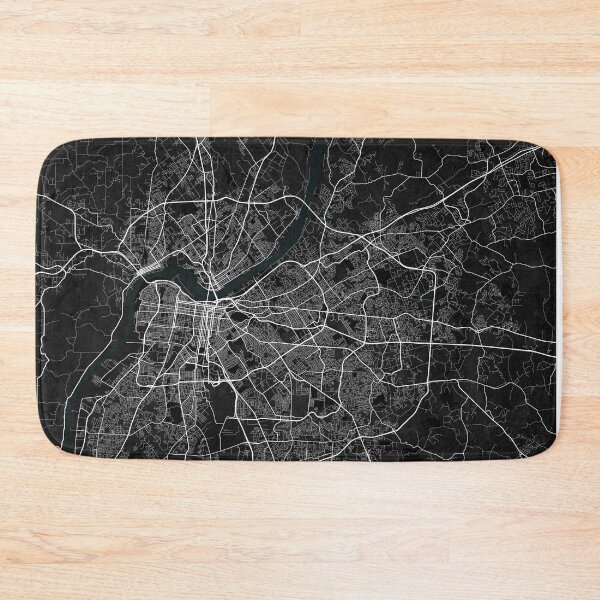 Item preview, Louisville City Map of Kentucky, USA - Dark designed and sold by deMAP.