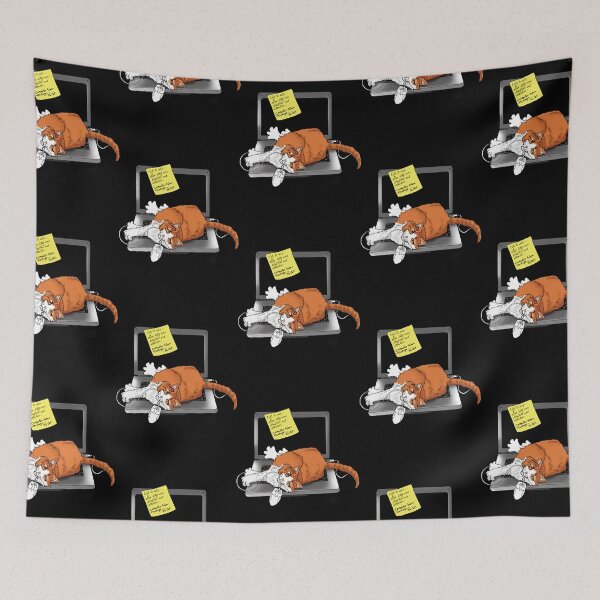 Item preview, Cat-napped Computer  designed and sold by Jaelen2000.