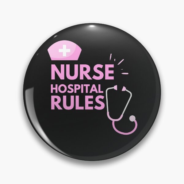 Item preview, Nurse hospital rules cute gifts  designed and sold by Natkopod.