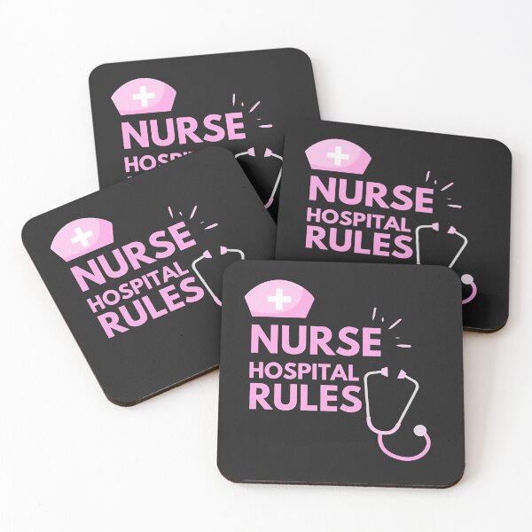 Item preview, Nurse hospital rules cute gifts  designed and sold by Natkopod.