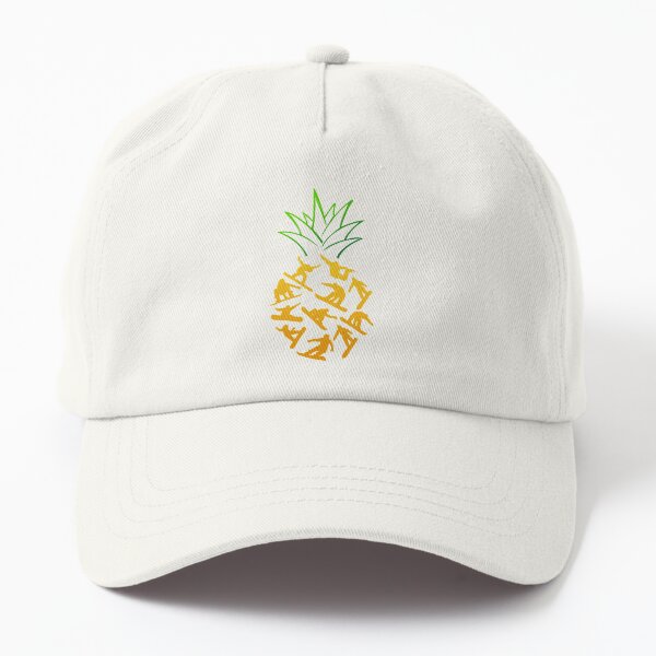 SNOWBOARDING PINEAPPLE Dad Hat
