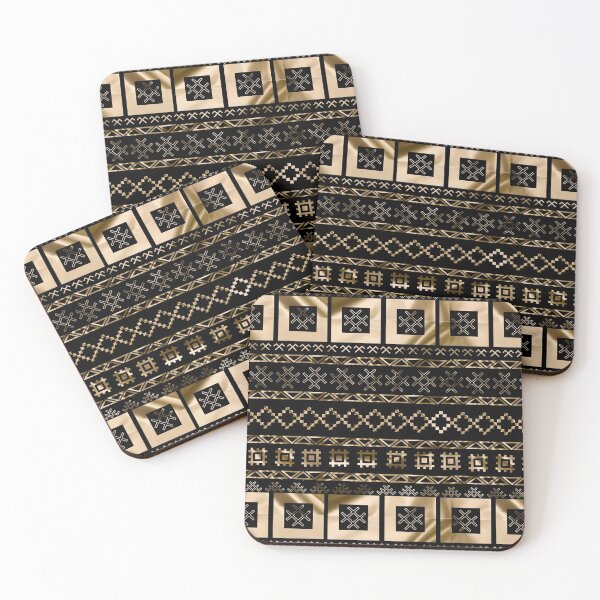 Item preview, Latvian Traditional Pagan Symbols of Luck and Light in Gold designed and sold by anzelas.
