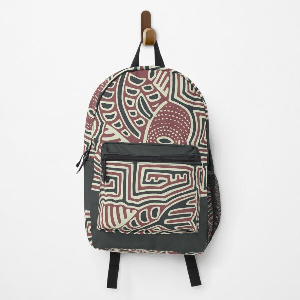 Item preview, digital illustration of mola with two fish design. designed and sold by Melquidedec.