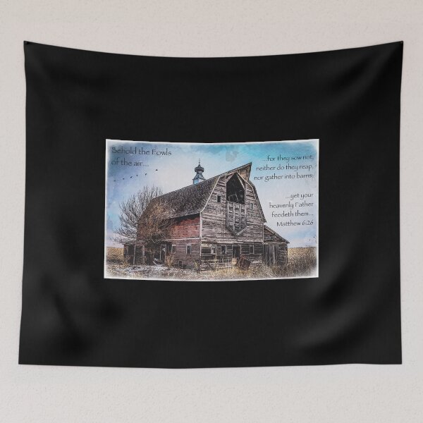 Item preview, Matthew 6:26 (Old Barn & Birds) designed and sold by torg.