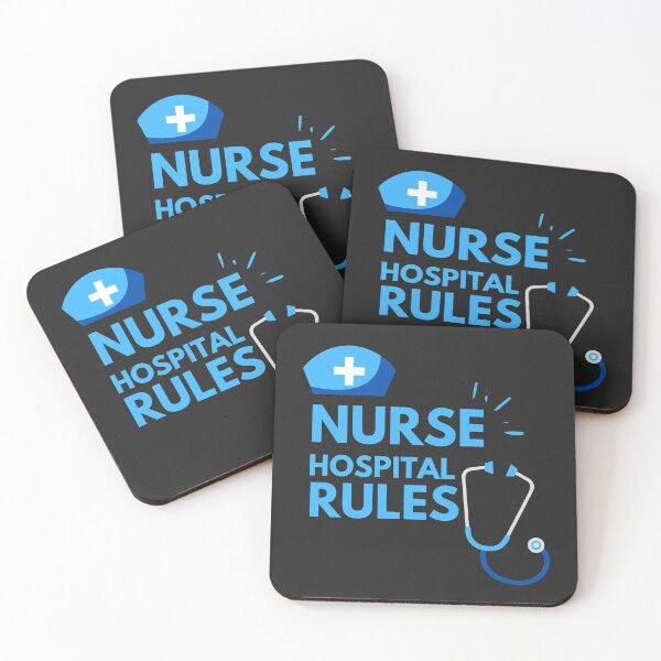 Item preview, Nurse hospital rules cute gifts designed and sold by Natkopod.