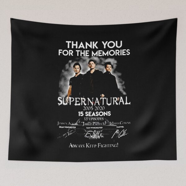 Aperçu de l'œuvre Merci pour les souvenirs #Supernatural 2005 2020 15 saisons 327 épisodes C créée et vendue par JeniferRau.