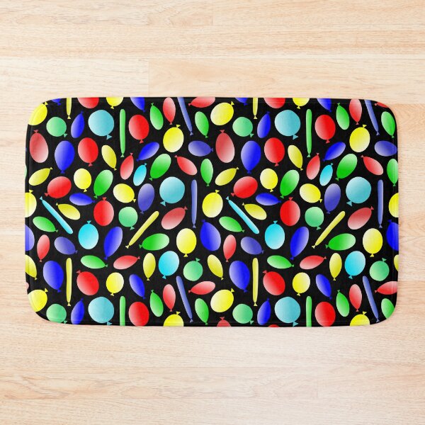 Item preview, Colorful Balloon Party on Black designed and sold by anzelas.