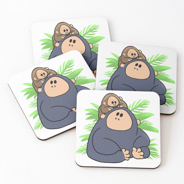 Item preview, Cute Gorillas designed and sold by QuantumCrab.