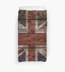 Wood Crate Boards Union Jack Bettbezug