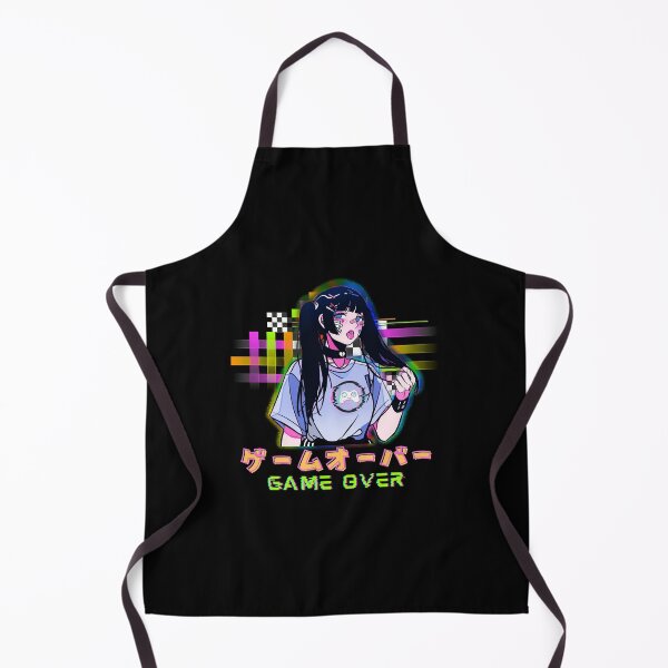 Item preview, Anime Girl Game Over Japanese Vaporwave designed and sold by Nikita19es.