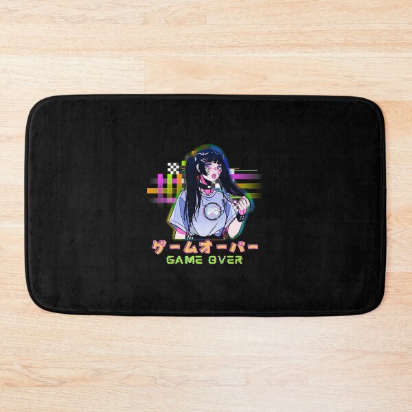 Item preview, Anime Girl Game Over Japanese Vaporwave  designed and sold by Nikita19es.