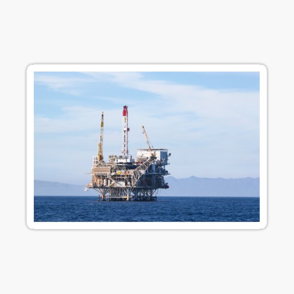 Oil Rig Sticker
