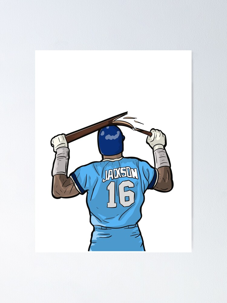 Bo Jackson Breaking A Bat Metal Print for Sale by RatTrapTees