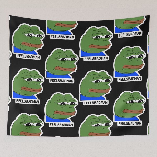 Aperçu de l'œuvre Pepe la grenouille se sent mauvais homme T-shirt classique créée et vendue par HegedusBalazs.