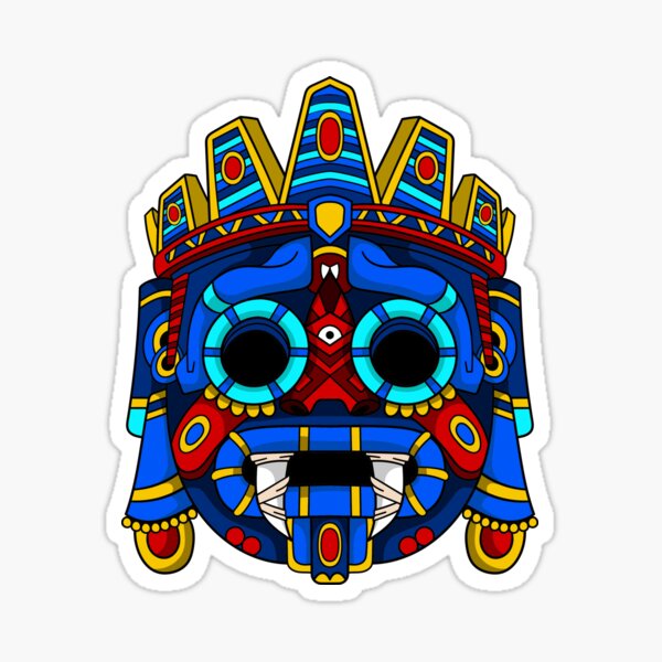 Stickers of Funny Mexican motifs in color about 60 pieces