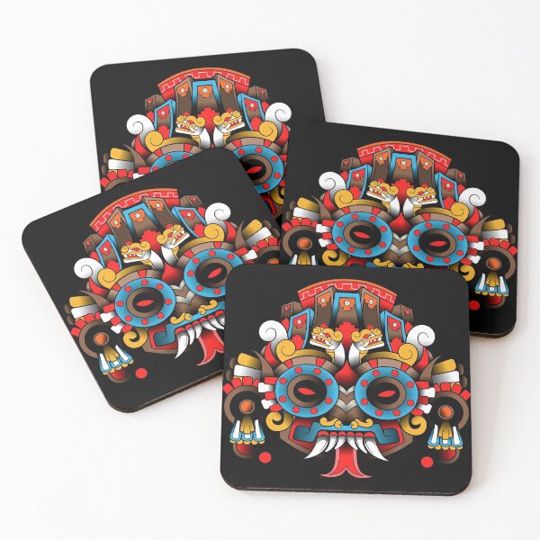 Item preview, tlaloc 2 red designed and sold by cat poe.