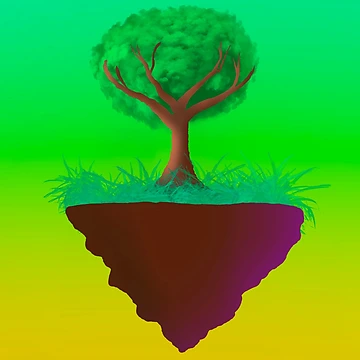 Artwork thumbnail, Floating Tree by AbicArtsStudio
