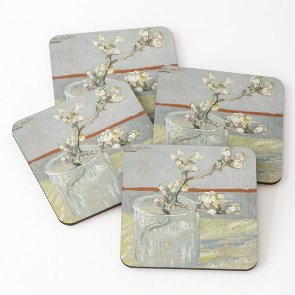 Item preview, Vincent van Gogh - Sprig of Flowering Almond in a Glass, 1888 Painting designed and sold by Vivanne-art.