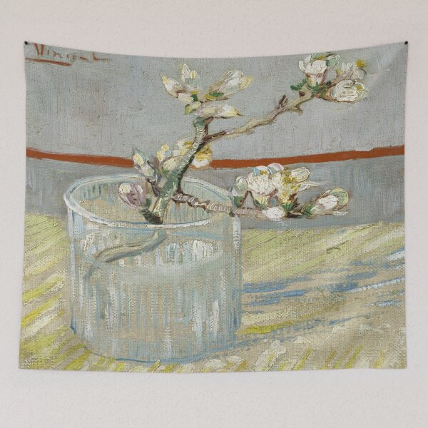 Item preview, Vincent van Gogh - Sprig of Flowering Almond in a Glass, 1888 Painting designed and sold by Vivanne-art.