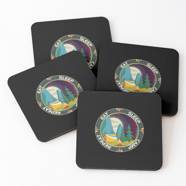 Item preview, Eat Sleep Camp Repeat designed and sold by CGraphic.