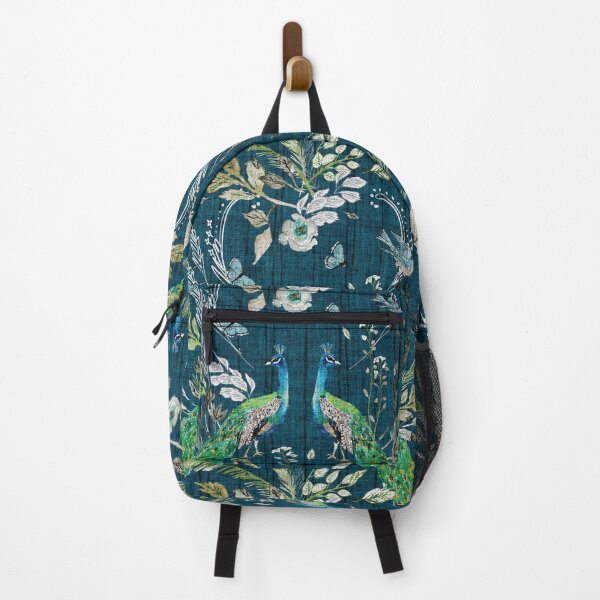 Vista previa del artículo con la obra «Chinoiserie de pavo real (verde azulado)», diseñado y vendido por Esther  Fallon Lau.