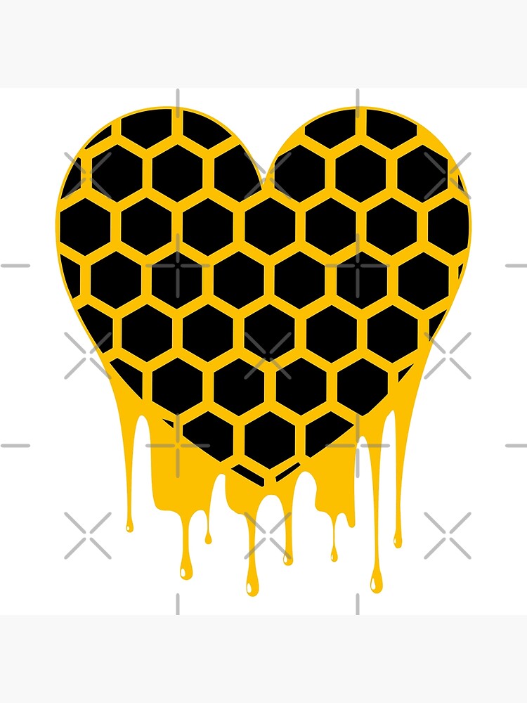 Honeycomb Heart - Beekeeper Enthusiast Greeting Card for Sale by  BellasMarket